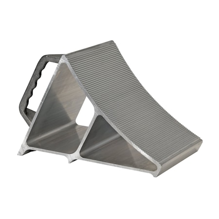 Vestil Aluminum Wheel Chock w/Hand Grip EALUM-7-HNDG